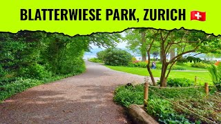 Blatterwiese Park | Zurich @MySwitzerland #switzerland #zurich #park #travelvlog