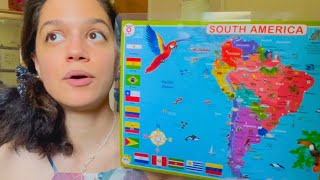 ASMR~ Soft South America Geography Teacher