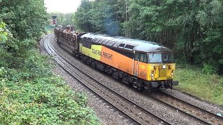 Colas 56096 on the Chirk logs rare at Altrincham 14th August 2023