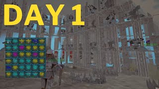 Claiming The Most Underrated Base Spot On Day 1 - ARK Survival Evolved