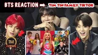 BTS REACTION ➡🌈 Tim Tin Family 🤗 BEST TikTok Compilation