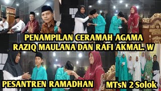 PENAMPILAN SISWA MTSN 2 SOLOK PADA PESANTREN RAMADHAN 2023