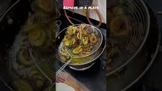 BEST VEGETABLE FOR DIABETES PATIENT KARELA (karela chips with onions) #youtubeshorts #food#subscribe