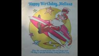 Happy Birthday, Melissa