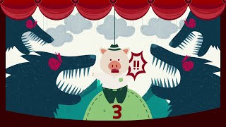 Three Little Pigs and Wolf Story | Disaster Resilience | Best Learning Video for Kids