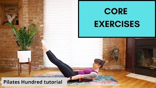 The BEST core exercises - Pilates Hundred Tutorial