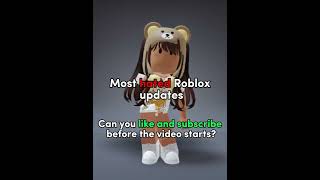 Most hated ROBLOX updates #shorts