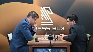 Sam Sevian vs. Wesley So 2024 Chess 9LX