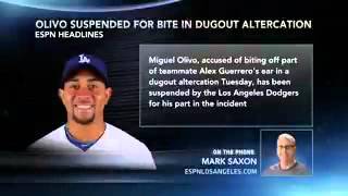 Olivo Suspended For Biting Incident