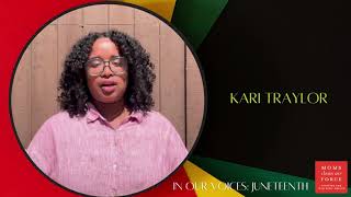 Kari Traylor on Juneteenth, Moms Clean Air Force