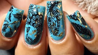 How To:Foil Peacock Nails || Beautybigbang || Meow Cosmetics