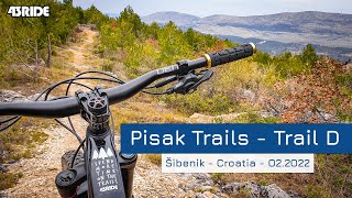 Pisak Trails - Trail D - Sibenik - Croatia - 02.2022 - DH Trail