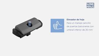 Winkhaus activPilot – Elevador de hoja para puertas balconeras con umbral inferior