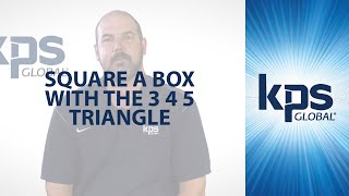 Square a Box with the 3 4 5 Triangle