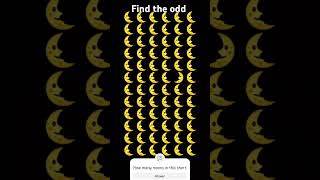 find the odd emoji#YouTube shorts#shorts#videos#brain puzzle#crazy brain