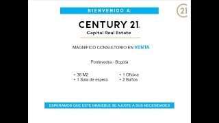 CENTURY 21 - Capital Real Estate - Consultorio en venta- Pontevedra - Bogotá