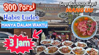 Sop Buntut Sapi Mang UU Bogor‼️Porsinya JUMBO..300 Porsi Mangkok Habis Ludes Hanya Dalam 3 Jam⁉️🍲🥣