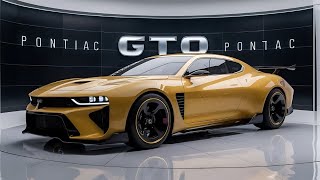 Unleashing the Beast: 2025 Pontiac GTO - A Modern Muscle Masterpiece!