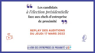 Auditions des candidats à l’élection présidentielle : le direct