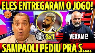 DEMISSÃO DE SAMPAOLI NA MESA! FLAMENGO DÁ VEXAME NA LIBERTADORES E É ELIMINADO! OLIMPIA 3X1 FLAMENGO