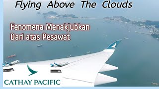 Flight With Cathay Pasific || Beautiful Cloud || Blue Sky - @Anything-2806