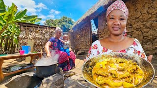 African Village Life #cooking  | Beef Curry With Potato  for Lunch | Try Once & You Will Be Addicted