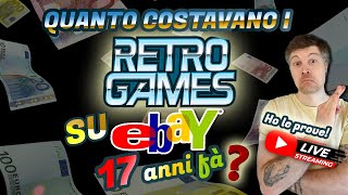 Il "segreto" della mia collezione di retrogames - Acquisti Ebay 2007 VS 2024 (LIVE Streaming)