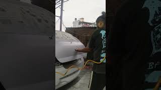 First coat of covering coat..#carpainting #automobile #cars #hyundai #trending #goviral