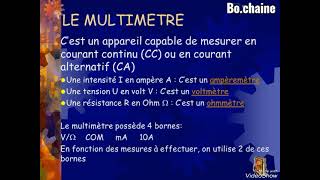 Utilisation une multimetre