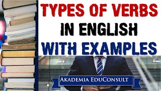 Types of Verbs in English Grammar with Examples