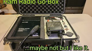 Ham Radio go box. 2m/70cm self-contained portable radio.