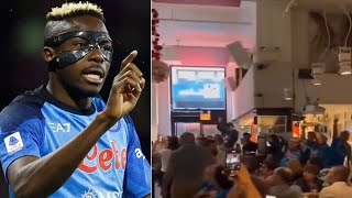 Is He A god? As Italian Fans Worship Nigerian born Striker Osimehn King of Napoli