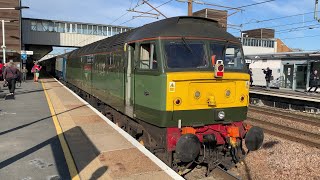 West Coast Railways class 47, 47813 & 47815 on a relief service at Peterborough - 19/02/23