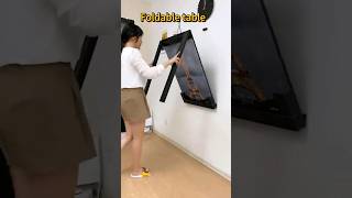 Foldable table that can be mounted on the wall#handmade  #funny