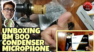 Unboxing BM 800 Condenser Microphone (pro recording microphone)