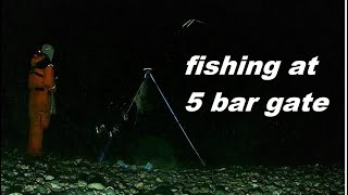 fishing at 5 bar gate