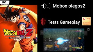 Mobox olegos2 Emulator tests Gameplay Dragon Ball Z Kakarot Red Magic 6 Pro SD888