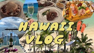 Ep.10 Hawaii Vlog #1  🇺🇸: 미국 하와이 브이로그 🌺ㅣ알로힐라니 오션프론트룸+클럽 라운지🥂ㅣ하이스 스테이크하우스🥩ㅣ아일랜드 빈티지 커피 ☕️ㅣ와이키키🏝