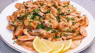 Как ВКУСНО приготовить КРЕВЕТКИ НА СКОВОРОДЕ! How TASTY to cook SHRIMPS IN A FAN!