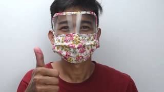 Tutorial Menjahit Masker lengkap dengan Face Shield