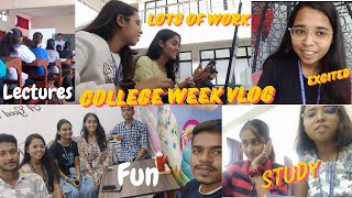 College weekly vlog bunk karna padta hain |lectures +party+bunk+study #college  #engineering