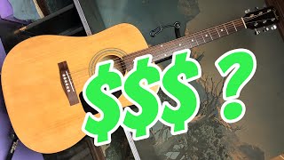 How Much Did I Make Flipping This $25 Fender Acoustic Guitar?