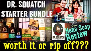 Dr. Squatch starter bundle | worth it or rip-off?? | Mens soap review