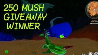 250 MUSH GIVEAWAY WINNER | Creature of Sonaria