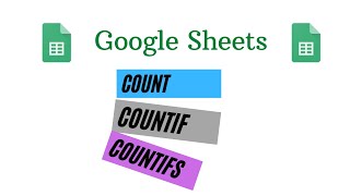 How to use COUNT, COUNTA, COUNTIF, COUNTIFS in Google Sheet in Hindi