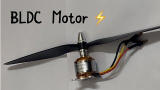 BLDC MOTOR 1400kv.  मोटर को कंट्रोल करें ।