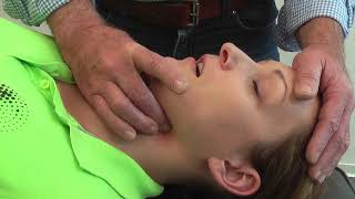 00005Laryngeal Osteopathy examination of muscles attached to the Hyoid