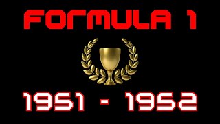 STAGIONI 1951-1952 DI F1