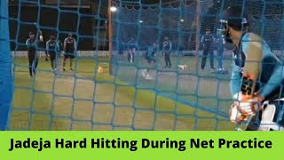 Ravindra Jadeja Hard hitting in net before afghanistan match||#indvsafg #wct20