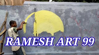 @Ramesh art99 Weather Coat wall painting part 5